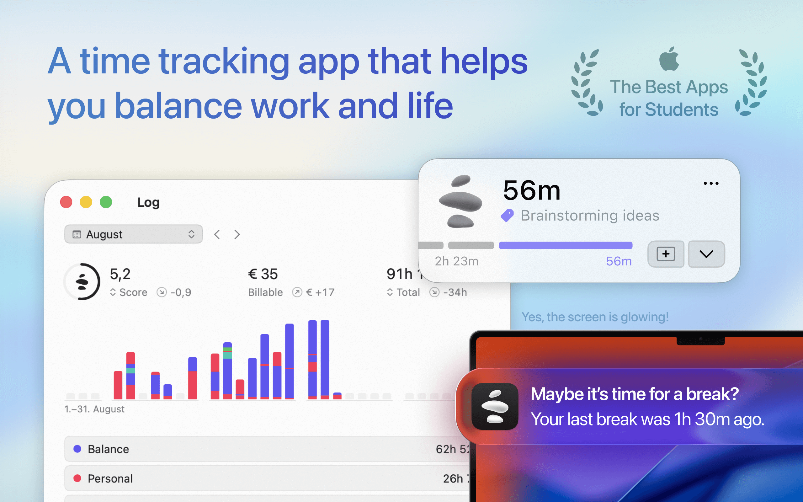 App store screenshot for Balance